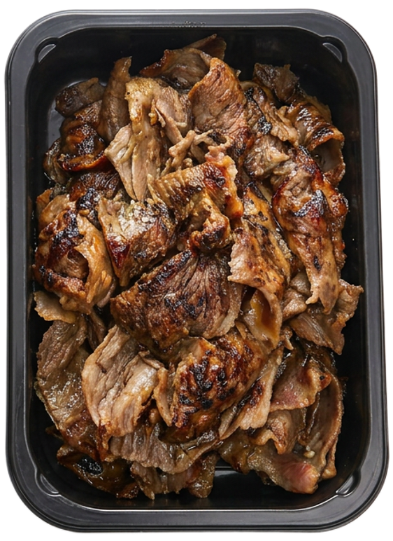 Grilled Beef Top View